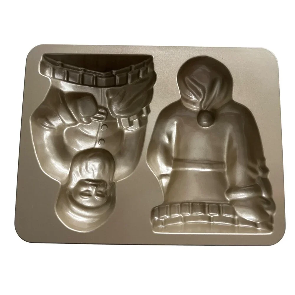 William-Sonoma SANTA CLAUS 3-D Cake Pan Mold Nordic Ware Odin 10 Cup Vintage